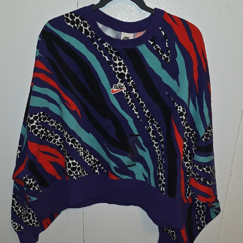Nike Multicolor Animal Pattern Sweatshirt